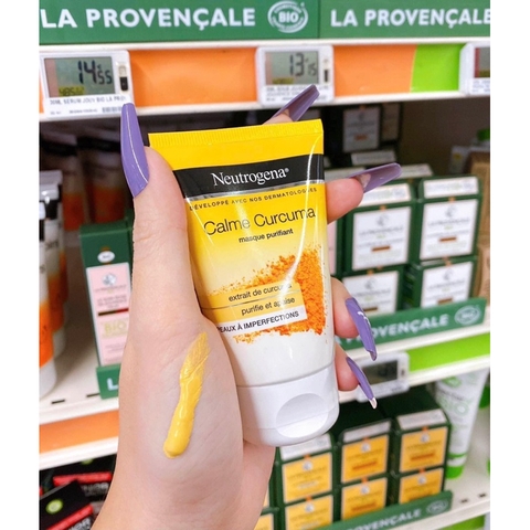 Mặt nạ, sữa rửa mặt nghệ NEUTROGENA Calm Curcuma chính hãng Pháp
