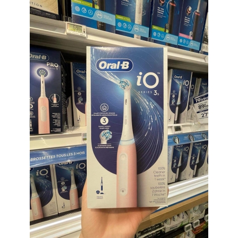 Bàn chải điện Oral-B chính hãng biII Pháp, sản xuất tại Đức, thiết kế chống mốc dùng siêu thích
