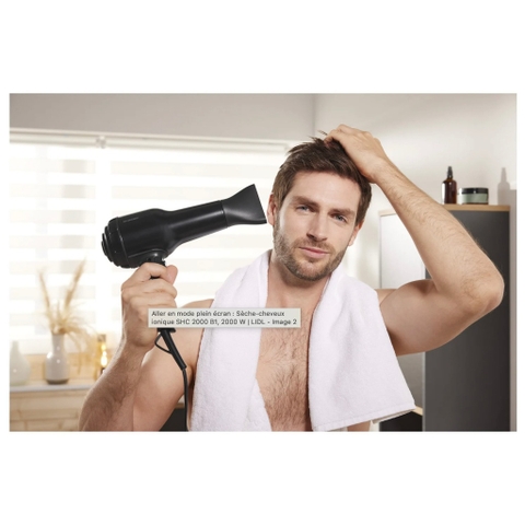 Máy sấy tóc Silvercrest chính hãng Đức, mua tại siêu thị Pháp