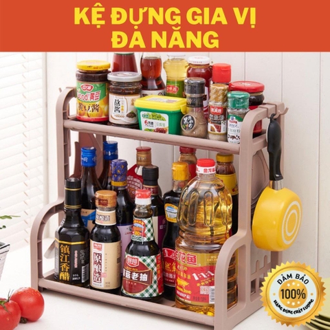 Kệ để gia vị, đồ nhà bếp Việt Nhật 2 tầng giá hấp dẫn