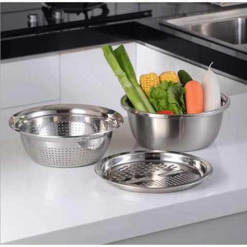 Bộ bào rau củ 3 chi tiết inox cao cấp