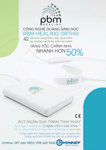 Sản phẩm ánh sáng tăng tốc chỉnh nha - PBM Healing Light Ortho