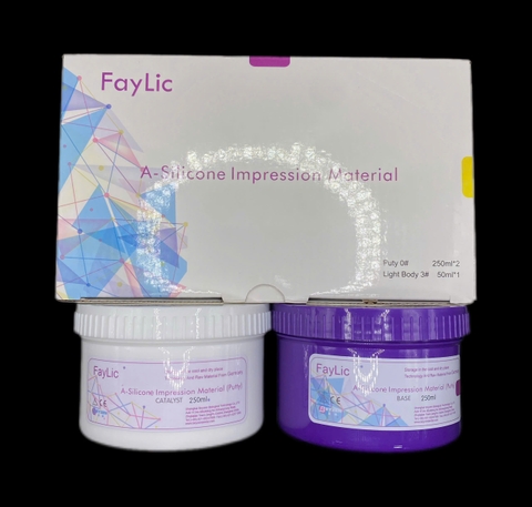 Cao su lấy dấu silicone đặc Faylic