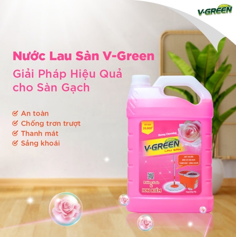 Nước Lau Sàn Tự Nhiên V-GREEN