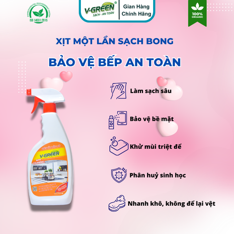 Siêu tẩy dầu mỡ 620ml