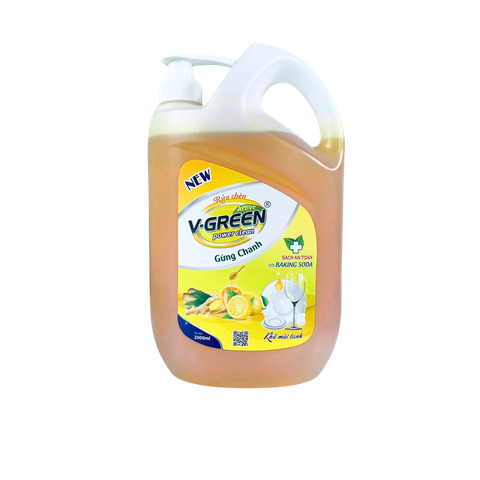 Nước rửa chén Gừng Chanh 2L