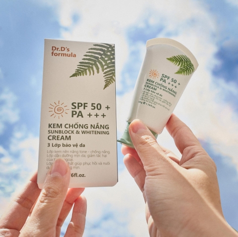 [Bản mới] KEM CHỐNG NẮNG SUNBLOCK & WHITENING CREAM
