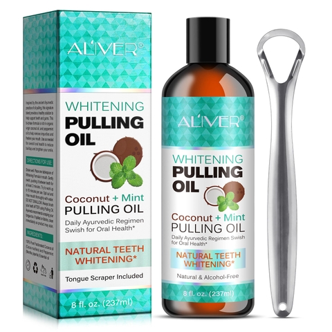 Nước súc miệng siêu sạch Aliver Whitening Pulling Oil