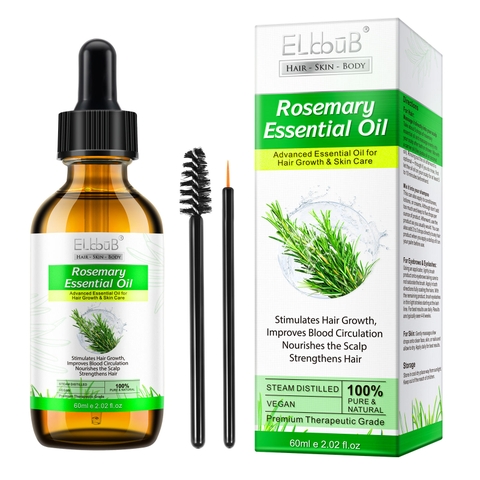 Tinh dầu hương thảo giúp mọc tóc, chăm sóc da đầu Elbbub Rosemary Essential Oil