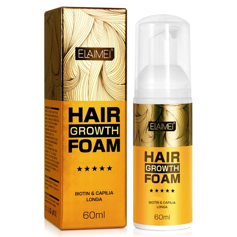 Bọt giúp mọc tóc với Biotin hỗ trợ mọc lại tóc để tóc dày Elaimei Hair Growth Foam