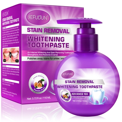 Kem làm trắng, sạch vôi răng dễ dàng Sefudun Stain Removal Whitening Toothpaste