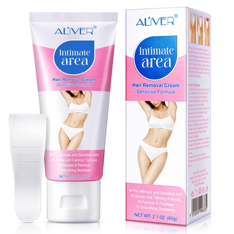 Kem tẩy lông vùng kín dành cho nữ Aliver Intimate Hair Removal Cream