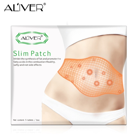 Miếng dán làm thon gọn, giảm mỡ bụng tự nhiên Aliver Slim Patch