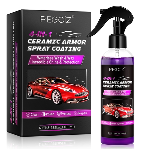 Pegciz 4 in 1 Ceramic Armor Spray Coating bảo vệ xế yêu của bạn