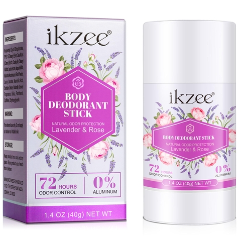 Thanh khử mùi cơ thể, chống mồ hôi và ẩm ướt dành cho nam và nữ Ikzee Body Deodorant Stick