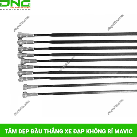 Căm dẹp đầu thẳng (Nan hoa) xe đạp không rỉ MAVIC