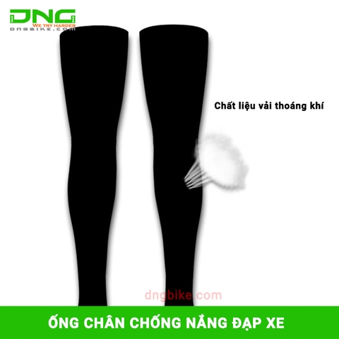Ống chân chống nắng đạp xe