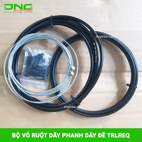 Bộ vỏ ruột dây phanh xe đạp TRLREQ