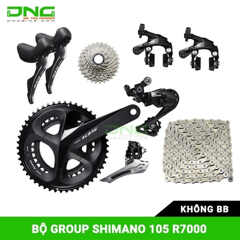 Bộ group SHIMANO 105 R7000 không BB 50-34T 172.5 mm 11-34T GS