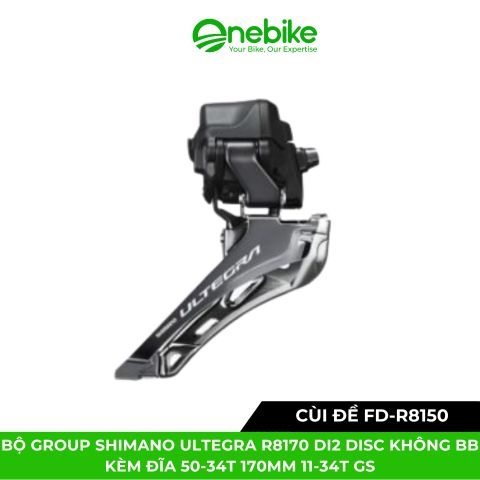 Bộ group SHIMANO Ultegra R8170 Di2 Disc không BB kèm đĩa 50-34T 170mm 11-34T GS