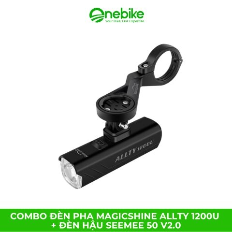 Combo đèn pha MAGICSHINE ALLTY 1200U + đèn hậu SEEMEE 50 V2.0