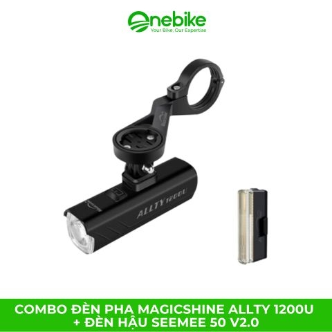 Combo đèn pha MAGICSHINE ALLTY 1200U + đèn hậu SEEMEE 50 V2.0