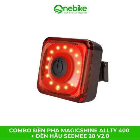 Combo đèn pha MAGICSHINE ALLTY 400 + đèn hậu SEEMEE 20 V2.0