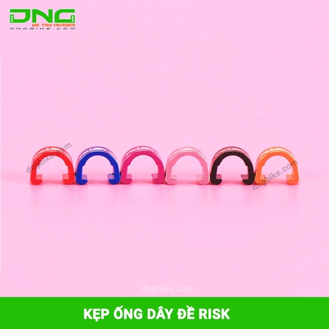 Kẹp ống dây phanh dây đề xe đạp nhôm RISK