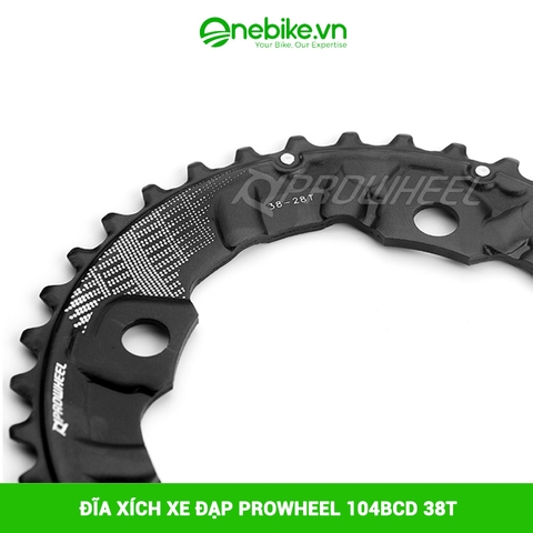 Đĩa răng xe đạp PROWHEEL 104BCD 38T - SPDV