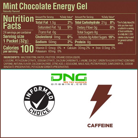 GEL năng lượng GU ENERGY vị Socola bạc hà