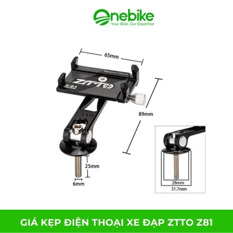 Giá kẹp điện thoại xe đạp ZTTO Z81