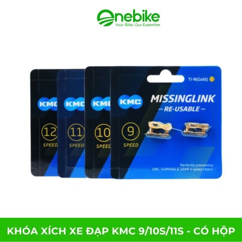 Khóa xích xe đạp KMC 9/10S/11S - Có hộp