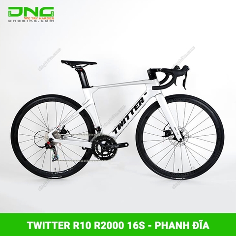 Xe đạp đua TWITTER R10 R2000-D- Ghi đông carbon