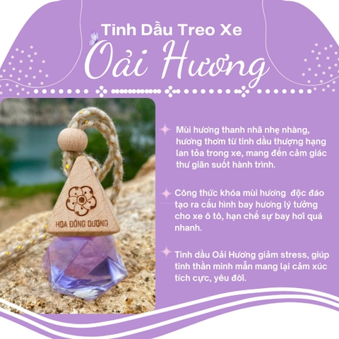 Tinh Dầu Treo Xe - Lavender
