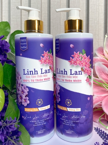 Sữa Tắm Thảo Mộc Linh Lan 500gr - Nguồn Gốc Thiên Nhiên - Hoa Đông Dương