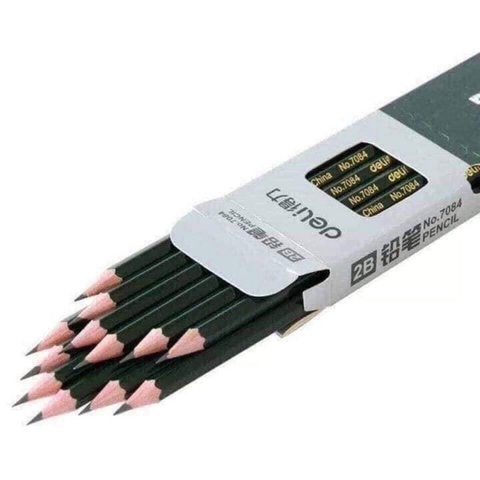 [Free Ship] Hộp 12 Bút Chì Deli 2B Hàng Đẹp