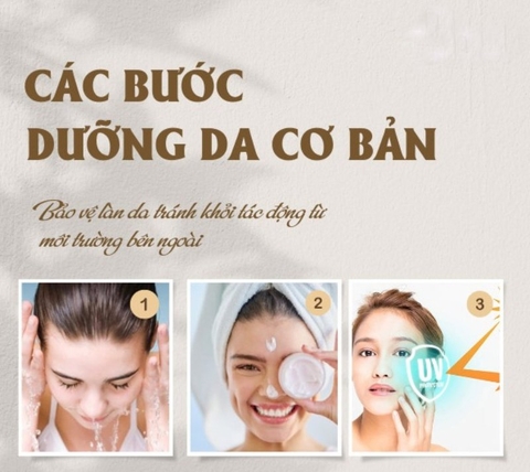 Gợi ý các bước chăm sóc da cơ bản hàng ngày