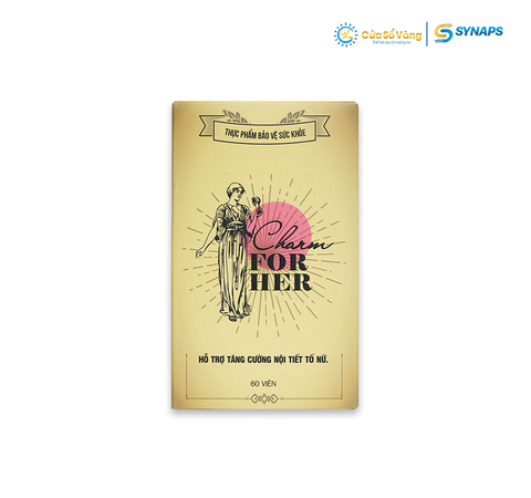 Charm For Her - Tăng Cường Nội Tiết Tố Nữ, Giảm Các Triệu Chứng Do Thiếu Hụt Nội Tiết Tố