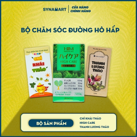 Bộ Hỗ Trợ - Chăm Sóc Đường Hô Hấp – Giải Pháp Sau Cảm Cúm, Hô Hấp Yếu