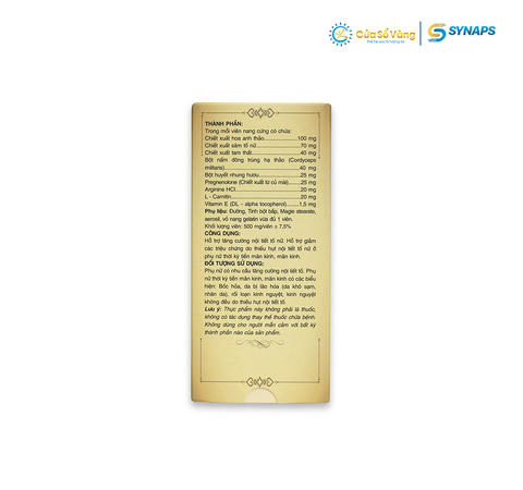 Charm For Her - Tăng Cường Nội Tiết Tố Nữ, Giảm Các Triệu Chứng Do Thiếu Hụt Nội Tiết Tố