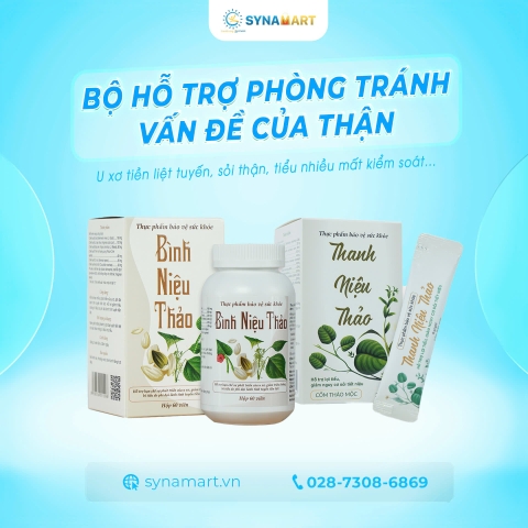 BỘ HỖ TRỢ THẬN (U xơ tiền liệt tuyến, sỏi thận, tiểu nhiều mất kiểm soát...)