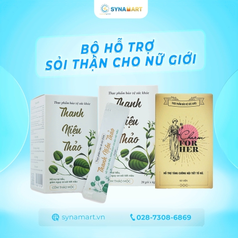 BỘ HỖ TRỢ SỎI THẬN CHO NỮ GIỚI