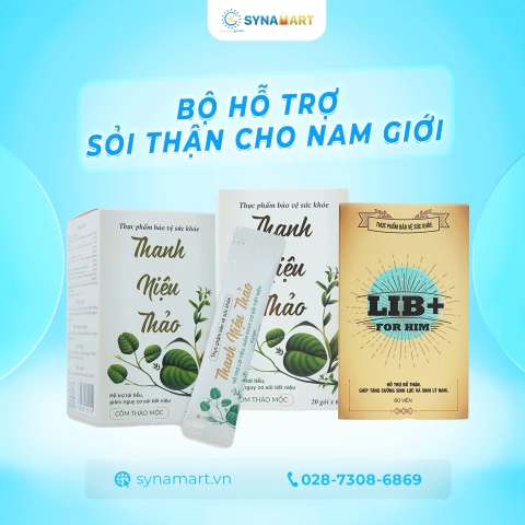 BỘ HỖ TRỢ SỎI THẬN CHO NAM GIỚI