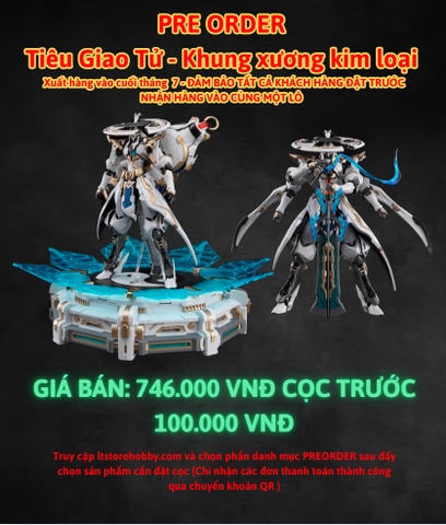 Đặt trước Tiêu Dao Tử - Đặt trước tặng kèm background đi kèm khung xương kim loại - Dự kiến xuất hàng vào tháng 7 năm nay