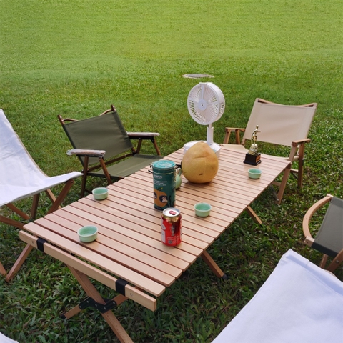 Bàn Dã Ngoại Gấp Gọn Chất Liệu Gỗ Thông Nhiều Kích Thước