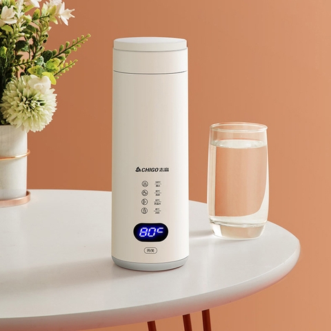 Bình đun nước giữ nhiệt cầm tay, bình đun nước di động Chigo