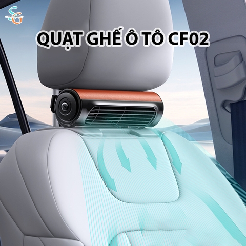 Quạt treo ghế ô tô CF02, làm mát hiệu quả cho tài xế