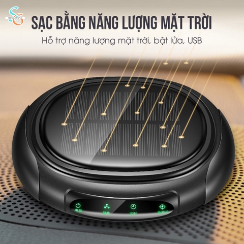 Máy lọc không khí ô tô năng lượng mặt trời KJ01