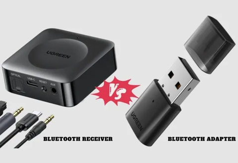 Sự khác nhau giữa Bộ chuyển đổi Bluetooth (Adapter) và Bộ thu Bluetooth (Receiver)