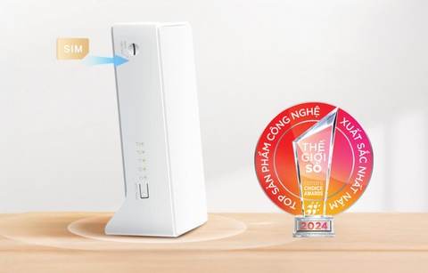Mercusys MB112-4G đạt giải Router 4G phổ thông tốt nhất tại Editor’s Choice Awards 2024